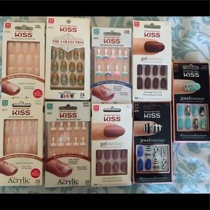 Lot of 9 Kiss Products artificial nail tips